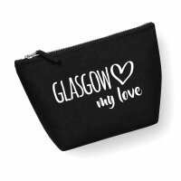 Kulturbeutel Glasgow my love 1 Liter Charcoal