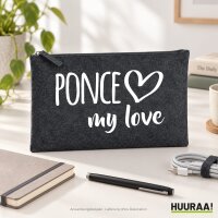 Kulturbeutel Ponce my love 1 Liter Charcoal