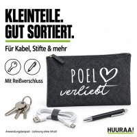 Kulturbeutel Poel verliebt 1 Liter Charcoal