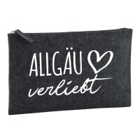 Kulturbeutel Allg&auml;u verliebt 1 Liter Charcoal