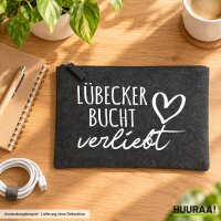 Kulturbeutel L&uuml;becker Bucht verliebt 1 Liter...