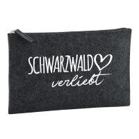 Kulturbeutel Schwarzwald verliebt 1 Liter Charcoal