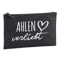 Kulturbeutel Ahlen verliebt 1 Liter Charcoal