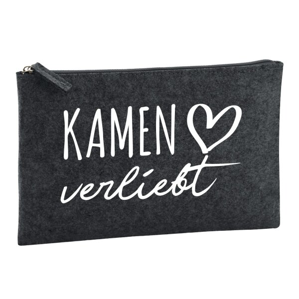 Kulturbeutel Kamen verliebt 1 Liter Charcoal