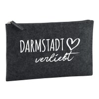 Kulturbeutel Darmstadt verliebt 1 Liter Charcoal
