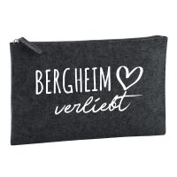 Kulturbeutel Bergheim verliebt 1 Liter Charcoal