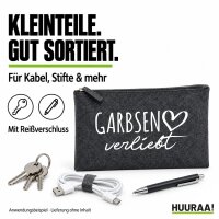 Kulturbeutel Garbsen verliebt 1 Liter Charcoal
