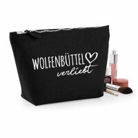 Kulturbeutel Wolfenbüttel verliebt 1 Liter Charcoal