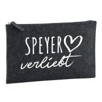 Kulturbeutel Speyer verliebt 1 Liter Charcoal