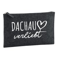 Kulturbeutel Dachau verliebt 1 Liter Charcoal