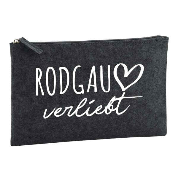 Kulturbeutel Rodgau verliebt 1 Liter Charcoal