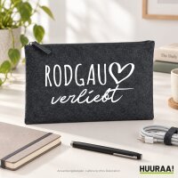Kulturbeutel Rodgau verliebt 1 Liter Charcoal