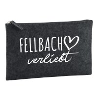 Kulturbeutel Fellbach verliebt 1 Liter Charcoal