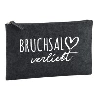 Kulturbeutel Bruchsal verliebt 1 Liter Charcoal