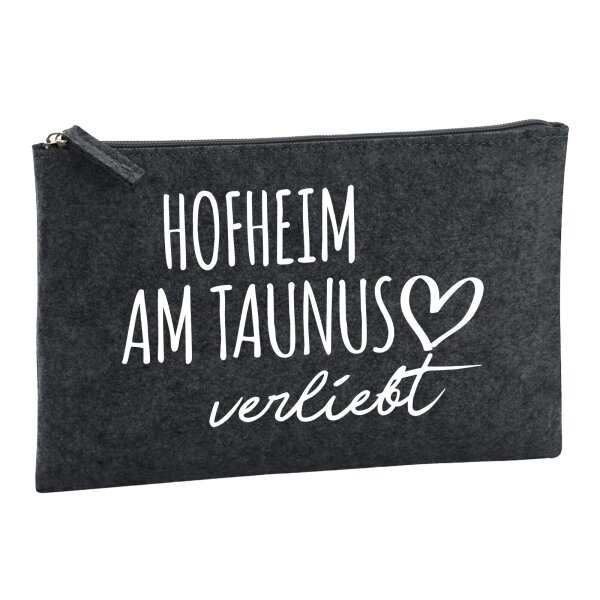 Kulturbeutel Hofheim am Taunus verliebt 1 Liter Charcoal