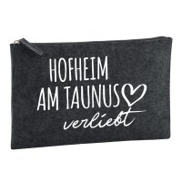 Kulturbeutel Hofheim am Taunus verliebt 1 Liter Charcoal