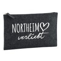 Kulturbeutel Northeim verliebt 1 Liter Charcoal
