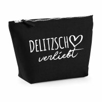 Kulturbeutel Delitzsch verliebt 1 Liter Charcoal