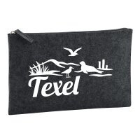 Kulturbeutel Texel Niederlande 1 Liter Charcoal