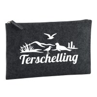 Kulturbeutel Terschelling Niederlande 1 Liter Charcoal