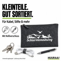Kulturbeutel Schiermonnikoog Niederlande 1 Liter Charcoal