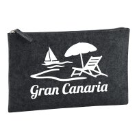 Kulturbeutel Gran Canaria Inselmotiv Spanien 1 Liter...