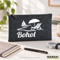 Kulturbeutel Bohol Inselmotiv Philippinen 1 Liter Charcoal