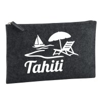 Kulturbeutel Tahiti Inselmotiv...