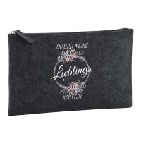 Kulturbeutel Du Bist Lieblings Kollegin 1 Liter Charcoal