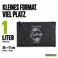 Kulturbeutel Du Bist Lieblings Kollegin 1 Liter Charcoal