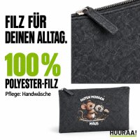 Kulturbeutel Guten Morgen Maus 1 Liter Charcoal