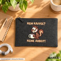 Kulturbeutel Kein Kaffee keine Arbeit...