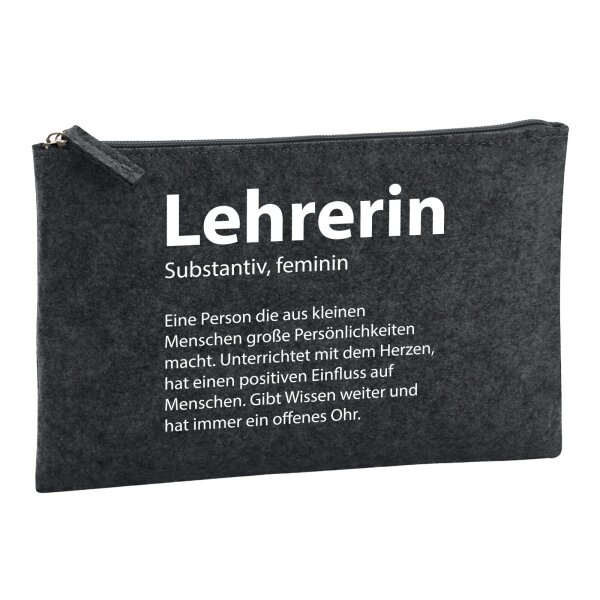 Kulturbeutel Lehrerin Definition 1 Liter Charcoal