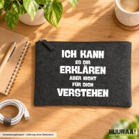 Kulturbeutel Kann es erkl&auml;ren nicht verstehen 1...