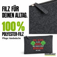 Kulturbeutel Glück bei suche coole Schüler 1 Liter Charcoal