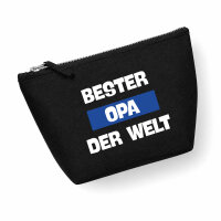 Kulturbeutel Bester Opa der Welt 1 Liter Charcoal