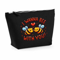 Kulturbeutel Wanna Bee with you. Bienen 1 Liter Charcoal