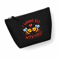 Kulturbeutel Wanna Bee with you. Bienen 1 Liter Charcoal
