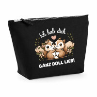 Kulturbeutel Ich hab dich ganz doll lieb...