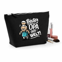 Kulturbeutel Bester Opa der Welt 1 Liter Charcoal