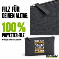 Kulturbeutel Ich legendäre Handwerker von dem alle reden 1 Liter Charcoal