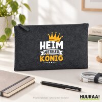 Kulturbeutel Heimwerker König 1 Liter Charcoal