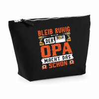 Kulturbeutel Bleib ruhig der Opa macht das schon 1 Liter...