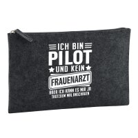 Kulturbeutel Bin Pilot kein Frauenarzt mal anschauen 1...