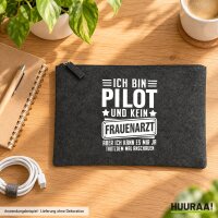 Kulturbeutel Bin Pilot kein Frauenarzt mal anschauen 1...