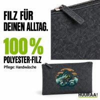 Kulturbeutel Mountain Bike Berge 1 Liter Charcoal