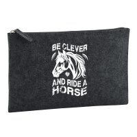 Kulturbeutel ride a horse Pferd 1 Liter Charcoal
