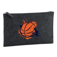 Kulturbeutel Basketball bunt 1 Liter Charcoal