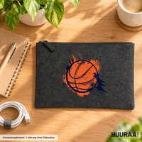 Kulturbeutel Basketball bunt 1 Liter Charcoal