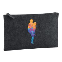 Kulturbeutel Baseball Pitcher bunte Silhouette 1 Liter...